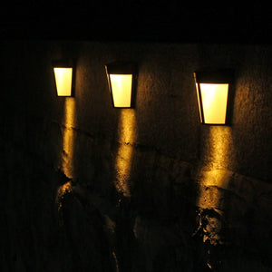 Solar Wall Lamp 6 LED Outdoor Waterproof Light Control Decorative Landscape Lamp - Zambeel