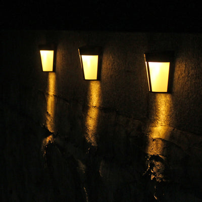 Solar Wall Lamp 6 LED Outdoor Waterproof Light Control Decorative Landscape Lamp - Zambeel