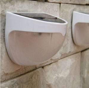 Solar wall lamp semi - circle LED solar wall lamp fence lamp solar energy semi - circle light control wall - Zambeel