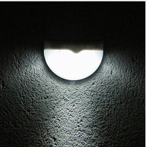 Solar wall lamp semi - circle LED solar wall lamp fence lamp solar energy semi - circle light control wall - Zambeel