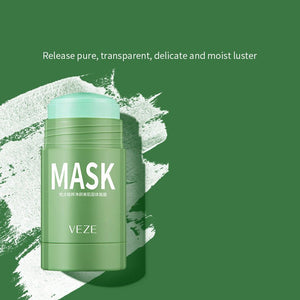 Solid Cleansing Mask Oil Control Shrink Pores To Blackheads Cleansing Green Tea Solid Mask Mud Eggplant Mud Mask - Zambeel