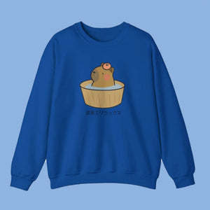 Solid - color Crewneck Sweatshirt Loose Fit For Fallwinter - Zambeel
