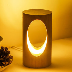 Solid wood LED reading lamp - Zambeel