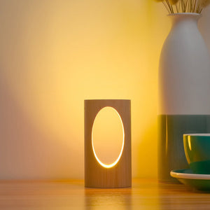 Solid wood LED reading lamp - Zambeel