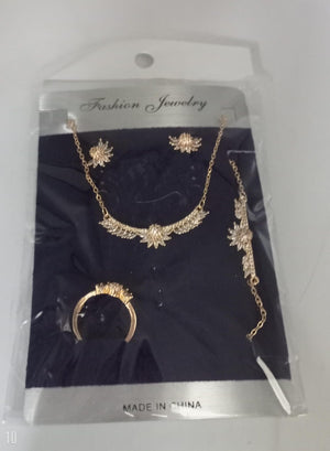 Solitaire Diamond Necklace Set - Zambeel