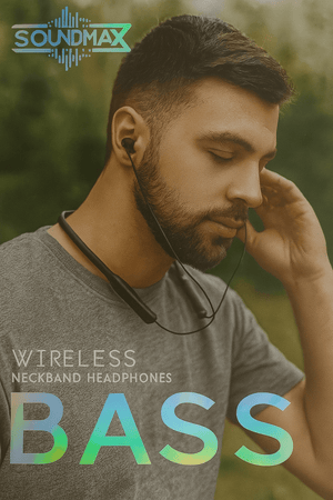 Soundmax - Wireless Neckband Headphones - Zambeel