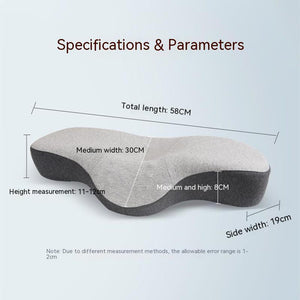 Space Memory Cotton Filling Low Thin Pillow - Zambeel