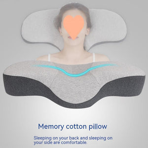 Space Memory Cotton Filling Low Thin Pillow - Zambeel
