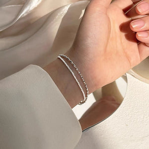 Sparkling Starry Night Niche Double - Layer Bracelet For Women - Zambeel