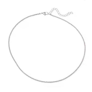 Sparkling Ultra - shiny Silver Delicate Necklace For Women - Zambeel