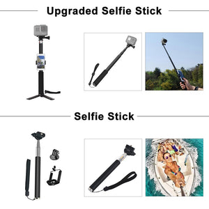 Sports Camera Accessories Nine Piece Set - Zambeel