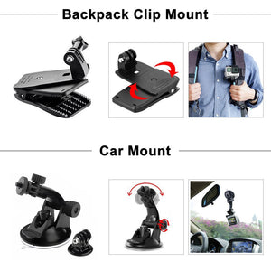 Sports Camera Accessories Nine Piece Set - Zambeel