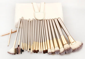 Spot Detonating 121824, White Make - up, White Make - up Brush, 24 Make - up And Brush Suits For Portable Beauty And Makeup Tools - Zambeel