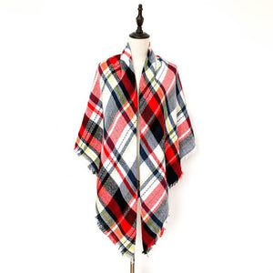Square Blanket Talma Scarf Women's Neck Warmer Plus - sized Size Talma - Zambeel