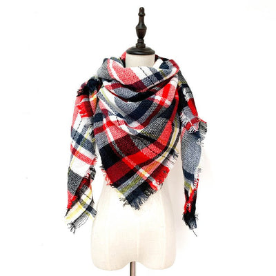 Square Blanket Talma Scarf Women's Neck Warmer Plus - sized Size Talma - Zambeel