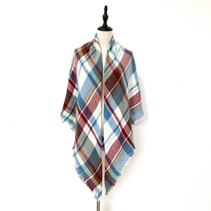 Square Blanket Talma Scarf Women's Neck Warmer Plus - sized Size Talma - Zambeel