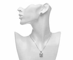 Square Cubic Zirconia Set - Zambeel