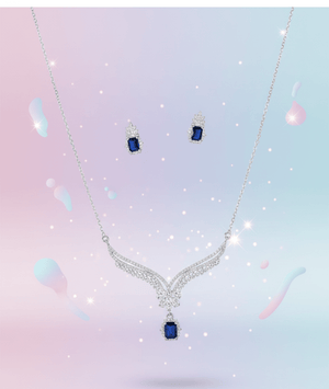 Square Drop Jewelry Set - Zambeel