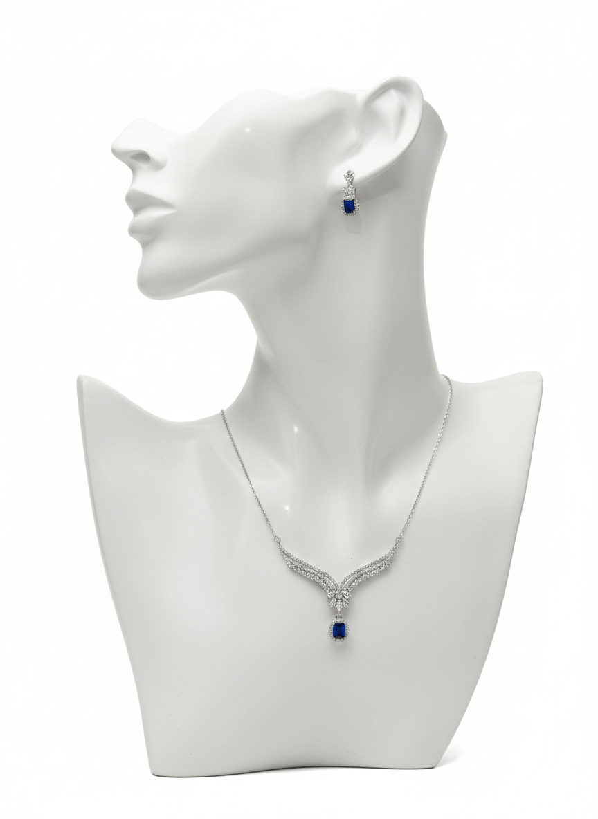 Square Drop Jewelry Set - Zambeel