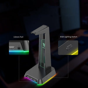 ST2 Headphone Stand Illuminated Headphone Display Stand Detachable Illuminated - Zambeel