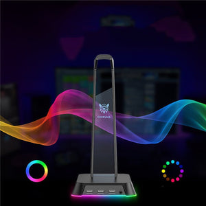 ST2 Headphone Stand Illuminated Headphone Display Stand Detachable Illuminated - Zambeel