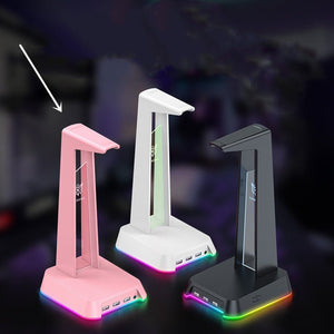 ST2 Headphone Stand Illuminated Headphone Display Stand Detachable Illuminated - Zambeel