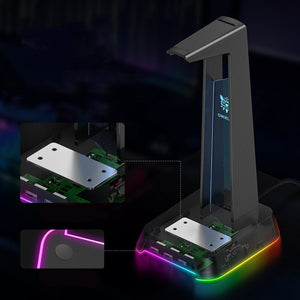 ST2 Headphone Stand Illuminated Headphone Display Stand Detachable Illuminated - Zambeel