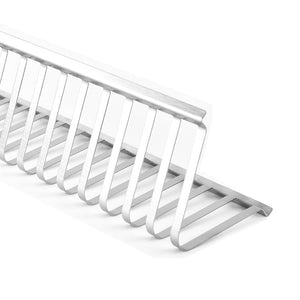 Stainless Steel Barbecue Grill Holder Smoking Rib Racks Grilling BBQ Accessories Outdoor Roasting Stand Picnic Utensil - Zambeel
