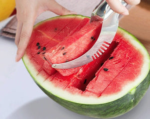Stainless Steel Cutter For Watermelon Hami Melon Pitaya Pawpaw - Zambeel