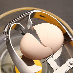 Stainless Steel Egg Scissors Eggshell Cutter Quail Egg Opener Egg Cutter Egg Topper Cracker Separator Cooker Cracker - Zambeel