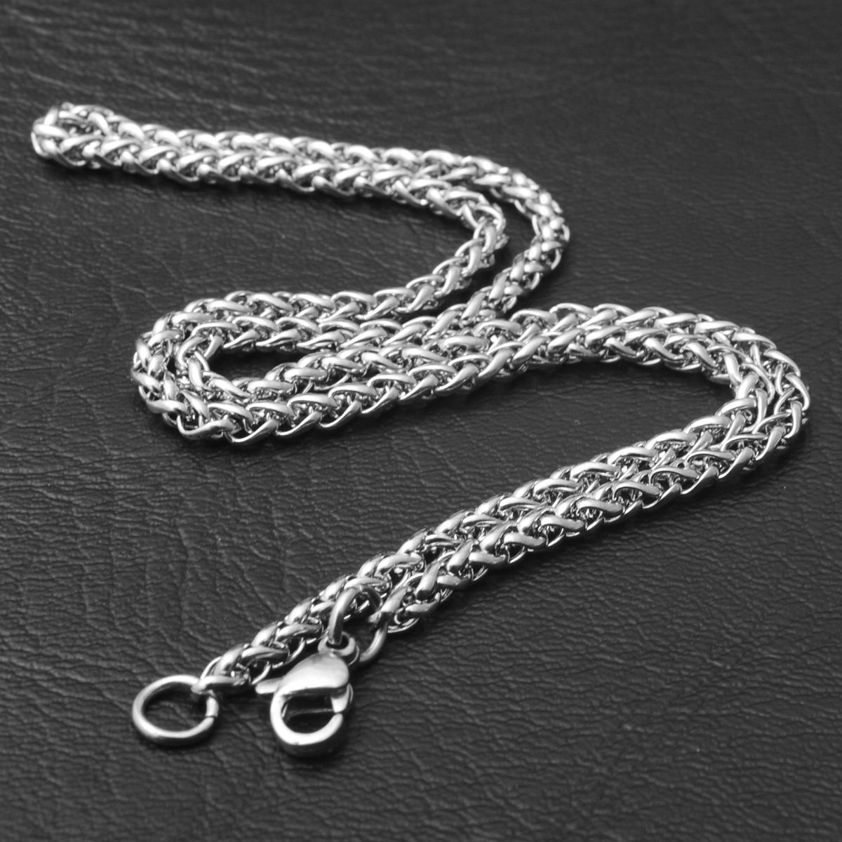 Stainless Steel Necklace Titanium Steel Men And Women - Zambeel