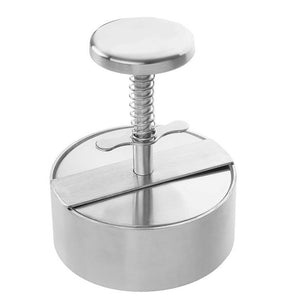 Stainless Steel Patties Mould Burger Meat Press Kitchen Gadgets - Zambeel