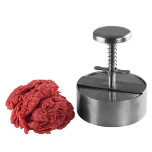 Stainless Steel Patties Mould Burger Meat Press Kitchen Gadgets - Zambeel