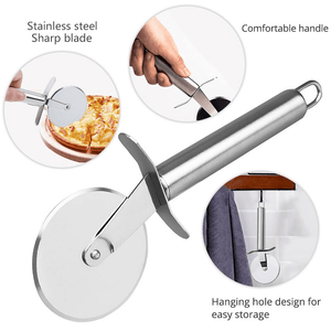 Stainless Steel Pizza Cutter - Zambeel