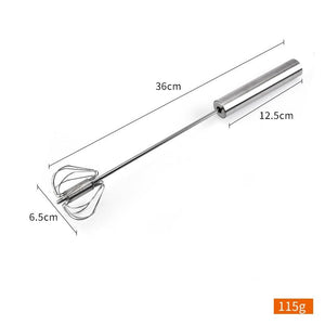 Stainless Steel Semi Automatic Egg Beater Kitchen Tools Hand Held - Zambeel