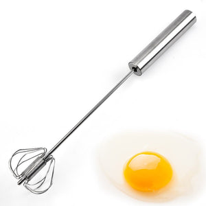 Stainless Steel Semi Automatic Egg Beater Kitchen Tools Hand Held - Zambeel