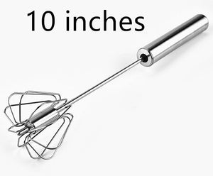 Stainless Steel Semi Automatic Egg Beater Kitchen Tools Hand Held - Zambeel