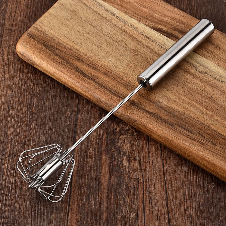 Stainless Steel Semi Automatic Egg Beater Kitchen Tools Hand Held - Zambeel