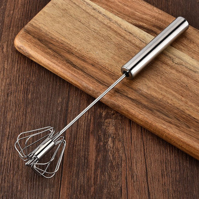 Stainless Steel Semi Automatic Egg Beater Kitchen Tools Hand Held - Zambeel
