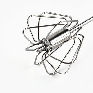 Stainless Steel Semi Automatic Egg Beater Kitchen Tools Hand Held - Zambeel