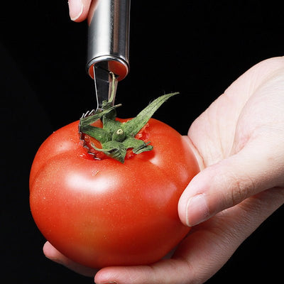 Stainless Steel Strawberry Stem Remover Creative Kitchen Gadgets - Zambeel