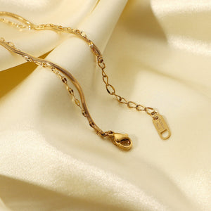 Stainless Steel Zircon Bracelet Advanced Sense - Zambeel