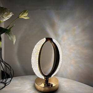 Star Eye Light Night Light Touch Crystal Acrylic Frame Crystal Lamp Home Decor - Zambeel
