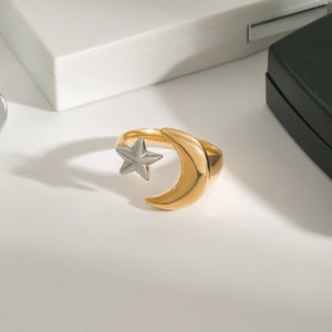 Starry Titanium Steel Ring For Women - Zambeel