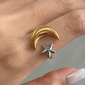 Starry Titanium Steel Ring For Women - Zambeel