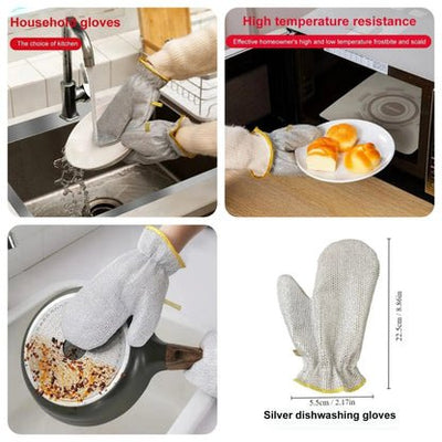 Steel Wire Dishwashing Gloves - Zambeel