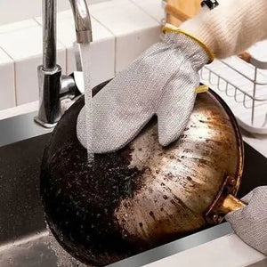 Steel Wire Dishwashing Gloves - Zambeel