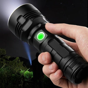 Strong Flashlight Focusing Led Flash Light Rechargeable Super Bright LED Outdoor Xenon Lamp - Zambeel