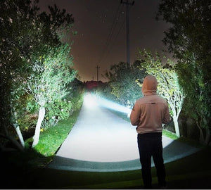 Strong Flashlight Focusing Led Flash Light Rechargeable Super Bright LED Outdoor Xenon Lamp - Zambeel