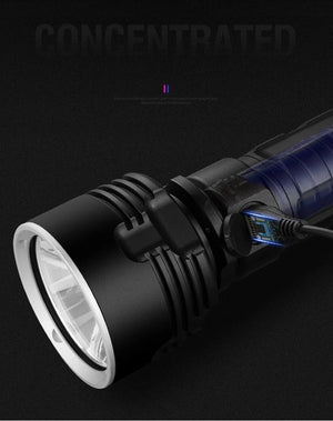 Strong Flashlight Focusing Led Flash Light Rechargeable Super Bright LED Outdoor Xenon Lamp - Zambeel